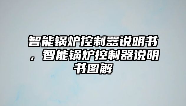 智能鍋爐控制器說(shuō)明書(shū)，智能鍋爐控制器說(shuō)明書(shū)圖解