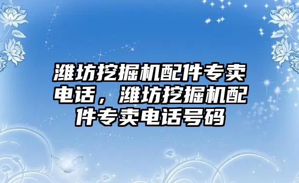 濰坊挖掘機(jī)配件專賣電話，濰坊挖掘機(jī)配件專賣電話號碼