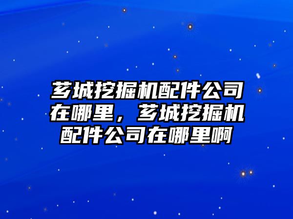 薌城挖掘機配件公司在哪里，薌城挖掘機配件公司在哪里啊