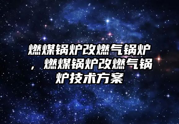 燃煤鍋爐改燃?xì)忮仩t，燃煤鍋爐改燃?xì)忮仩t技術(shù)方案