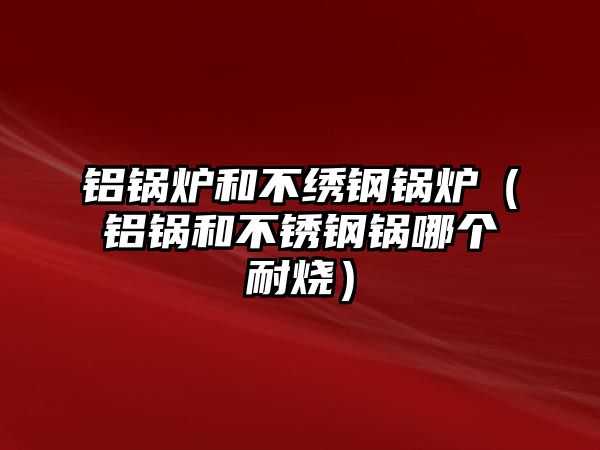 鋁鍋爐和不繡鋼鍋爐（鋁鍋和不銹鋼鍋哪個耐燒）