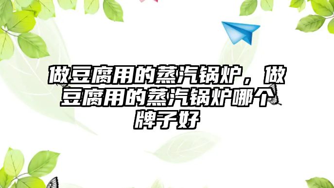 做豆腐用的蒸汽鍋爐，做豆腐用的蒸汽鍋爐哪個牌子好