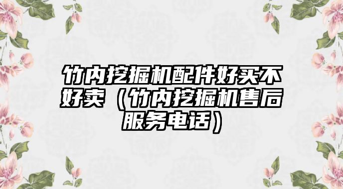 竹內(nèi)挖掘機(jī)配件好買(mǎi)不好賣(mài)（竹內(nèi)挖掘機(jī)售后服務(wù)電話）