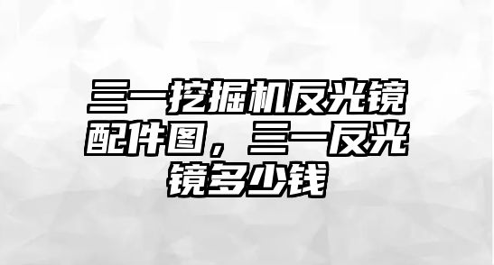 三一挖掘機反光鏡配件圖，三一反光鏡多少錢