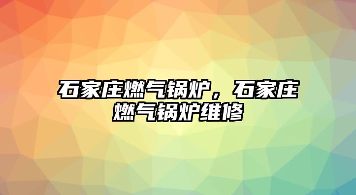 石家莊燃氣鍋爐，石家莊燃氣鍋爐維修