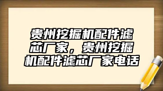 貴州挖掘機(jī)配件濾芯廠家，貴州挖掘機(jī)配件濾芯廠家電話