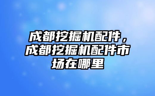 成都挖掘機配件，成都挖掘機配件市場在哪里