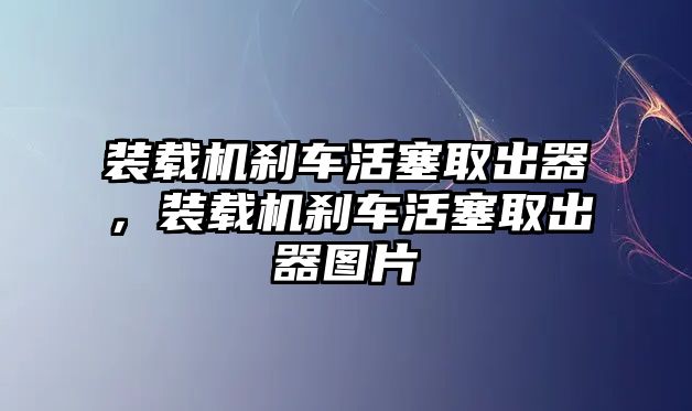 裝載機剎車活塞取出器，裝載機剎車活塞取出器圖片