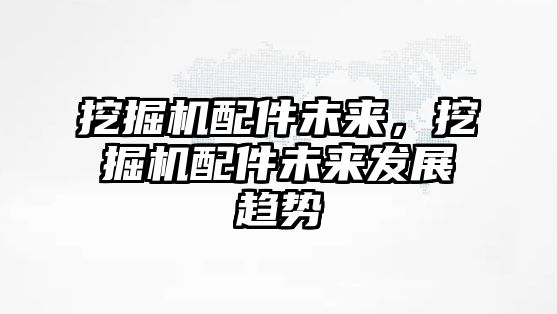 挖掘機(jī)配件未來(lái)，挖掘機(jī)配件未來(lái)發(fā)展趨勢(shì)