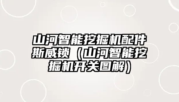 山河智能挖掘機配件斯威鎖（山河智能挖掘機開關(guān)圖解）