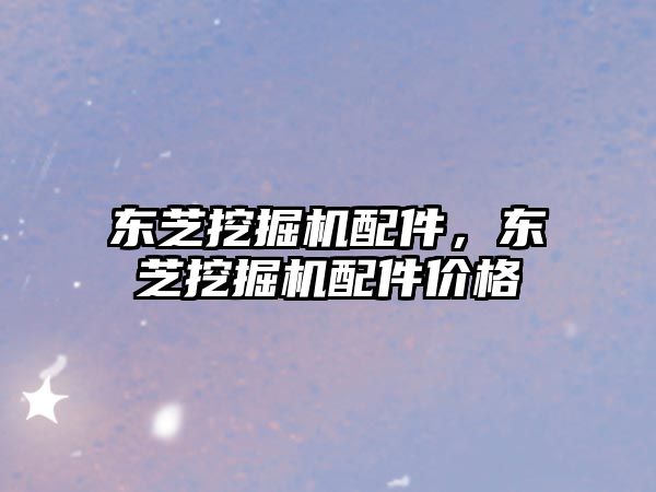 東芝挖掘機配件，東芝挖掘機配件價格