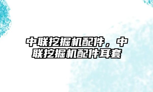 中聯(lián)挖掘機配件，中聯(lián)挖掘機配件耳套