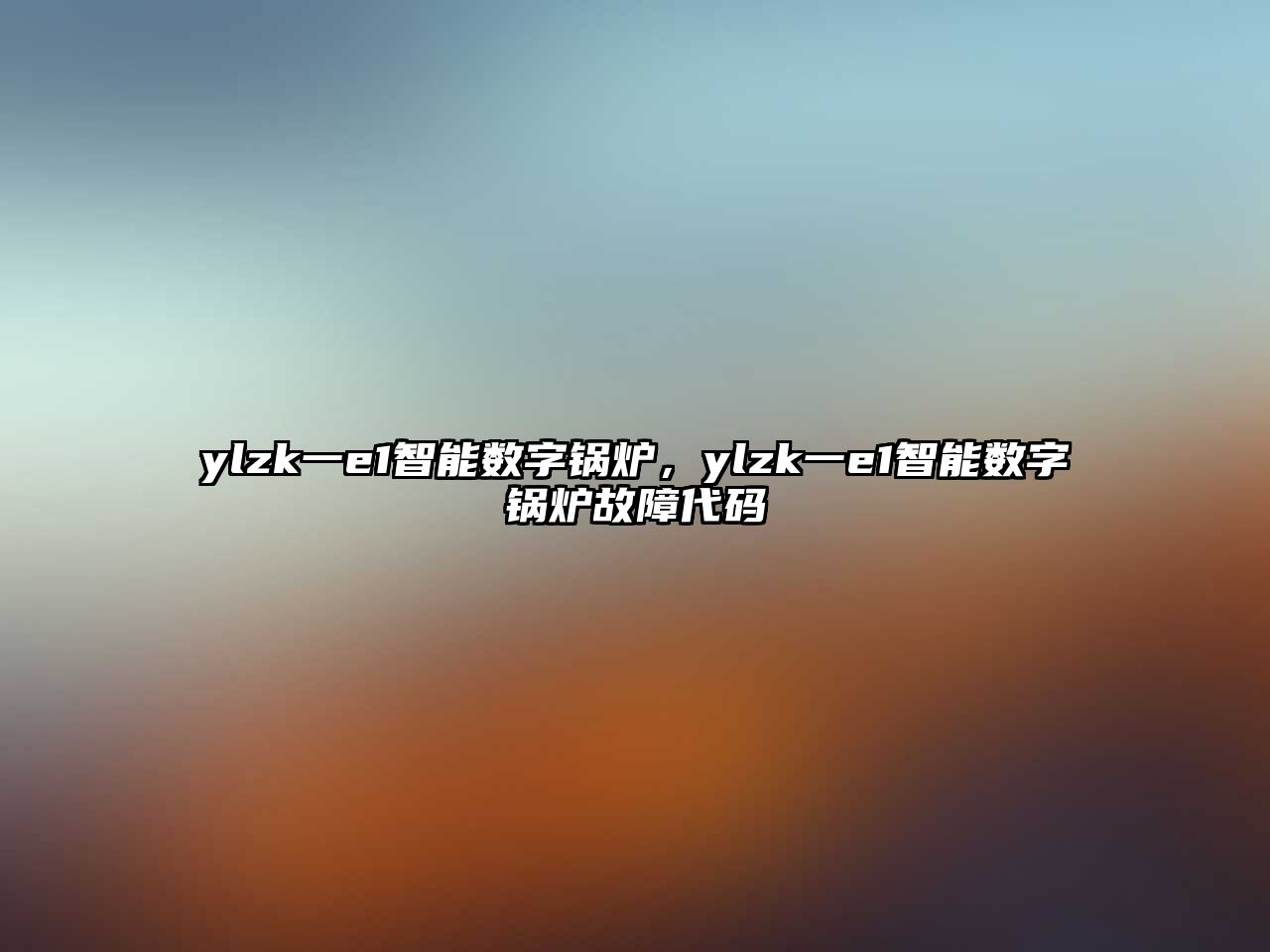 ylzk一e1智能數(shù)字鍋爐，ylzk一e1智能數(shù)字鍋爐故障代碼