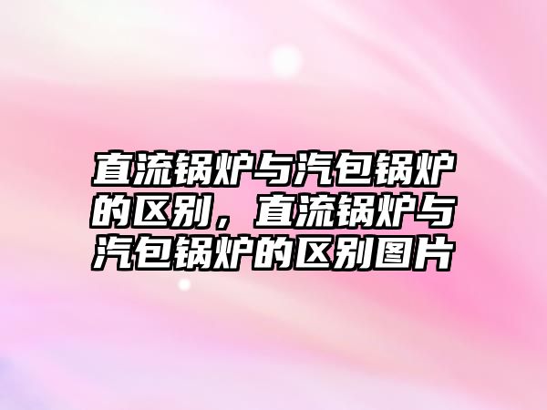 直流鍋爐與汽包鍋爐的區(qū)別，直流鍋爐與汽包鍋爐的區(qū)別圖片