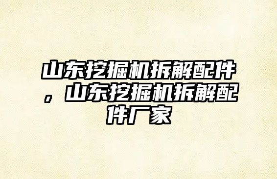 山東挖掘機拆解配件，山東挖掘機拆解配件廠家