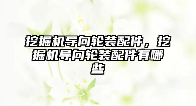 挖掘機(jī)導(dǎo)向輪裝配件，挖掘機(jī)導(dǎo)向輪裝配件有哪些