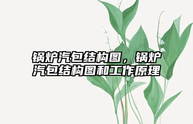 鍋爐汽包結(jié)構(gòu)圖，鍋爐汽包結(jié)構(gòu)圖和工作原理