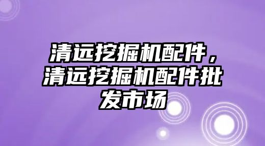 清遠挖掘機配件，清遠挖掘機配件批發(fā)市場