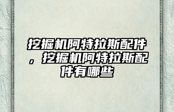 挖掘機阿特拉斯配件，挖掘機阿特拉斯配件有哪些