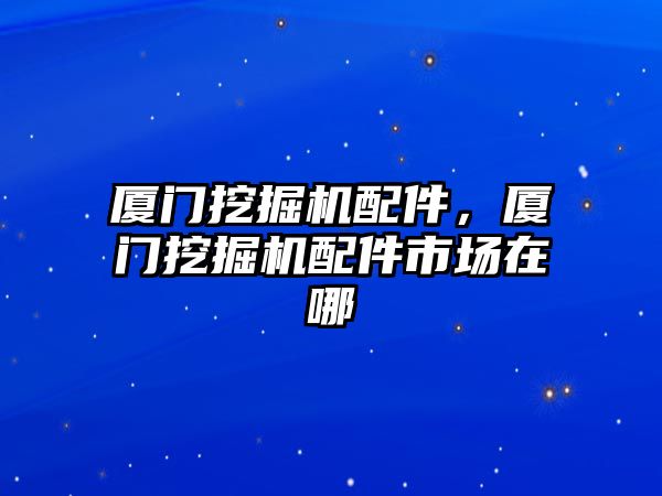 廈門挖掘機配件，廈門挖掘機配件市場在哪