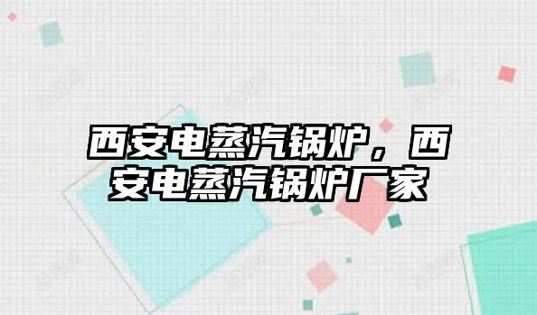 西安電蒸汽鍋爐，西安電蒸汽鍋爐廠家