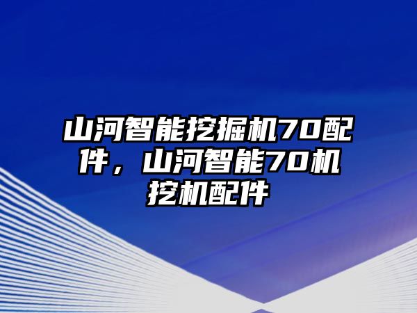 山河智能挖掘機70配件，山河智能70機挖機配件