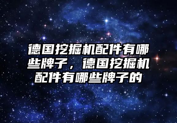 德國挖掘機配件有哪些牌子，德國挖掘機配件有哪些牌子的