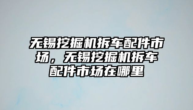 無錫挖掘機拆車配件市場，無錫挖掘機拆車配件市場在哪里