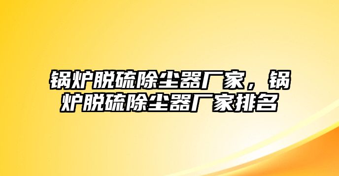 鍋爐脫硫除塵器廠家，鍋爐脫硫除塵器廠家排名