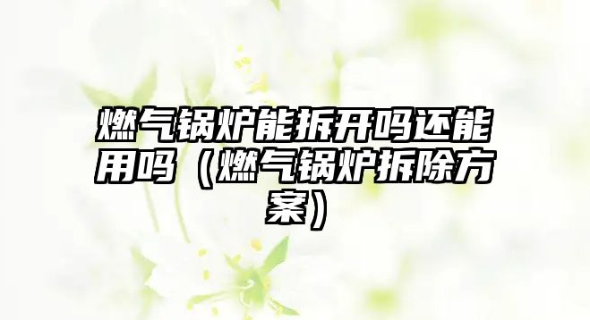 燃?xì)忮仩t能拆開嗎還能用嗎（燃?xì)忮仩t拆除方案）