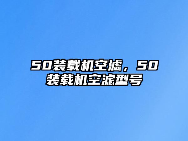 50裝載機(jī)空濾，50裝載機(jī)空濾型號