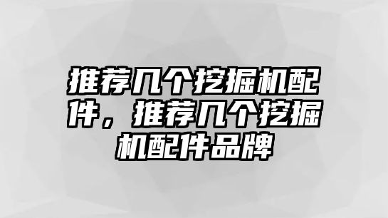 推薦幾個(gè)挖掘機(jī)配件，推薦幾個(gè)挖掘機(jī)配件品牌