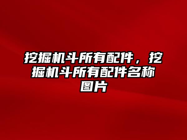 挖掘機(jī)斗所有配件，挖掘機(jī)斗所有配件名稱圖片