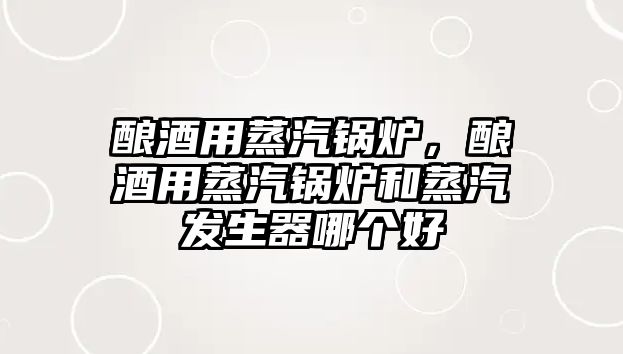 釀酒用蒸汽鍋爐，釀酒用蒸汽鍋爐和蒸汽發(fā)生器哪個(gè)好