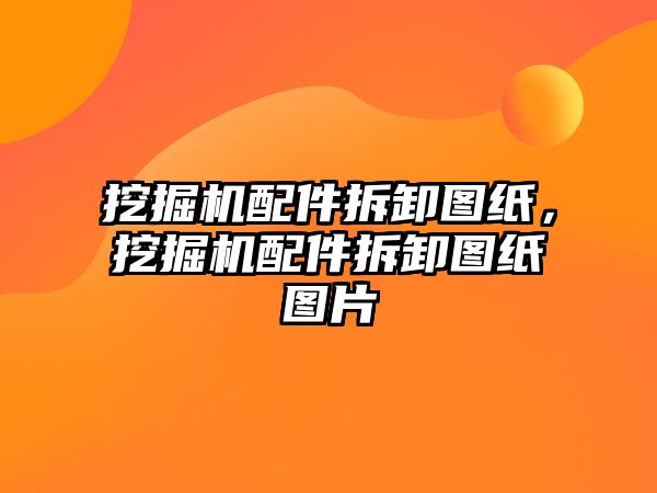 挖掘機配件拆卸圖紙，挖掘機配件拆卸圖紙圖片