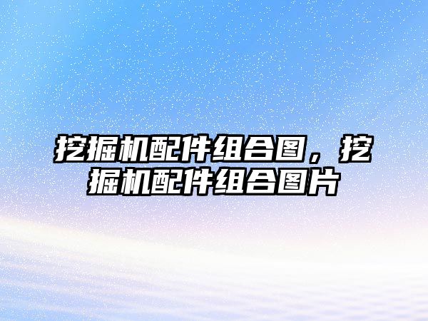 挖掘機配件組合圖，挖掘機配件組合圖片