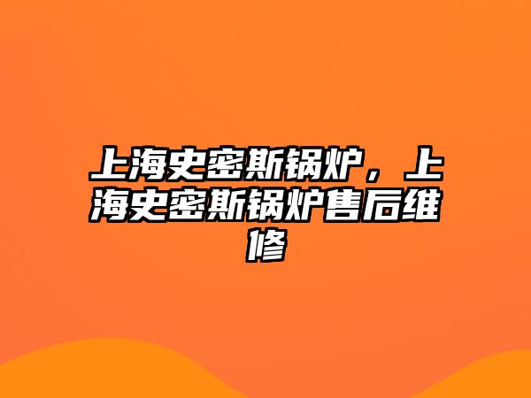 上海史密斯鍋爐，上海史密斯鍋爐售后維修