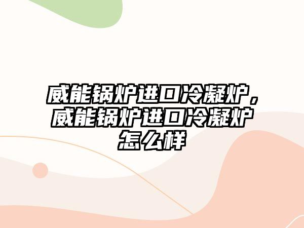 威能鍋爐進(jìn)口冷凝爐，威能鍋爐進(jìn)口冷凝爐怎么樣