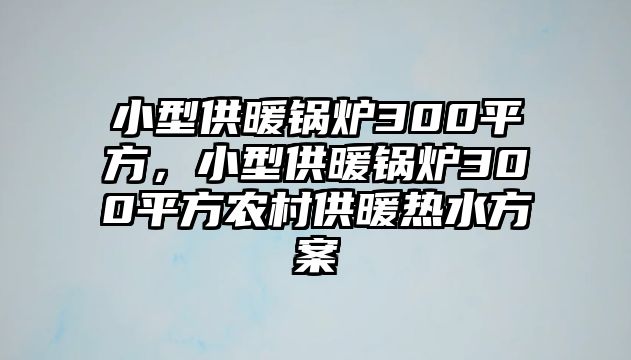 小型供暖鍋爐300平方，小型供暖鍋爐300平方農(nóng)村供暖熱水方案