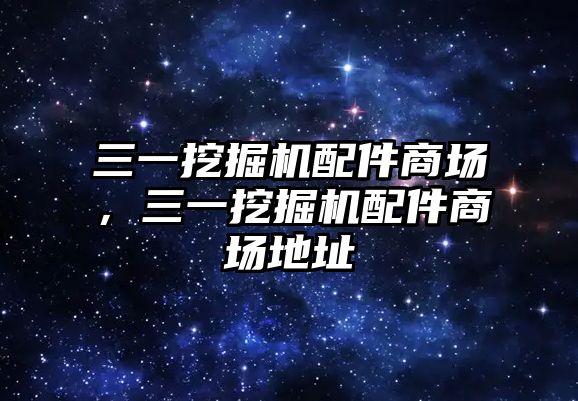 三一挖掘機(jī)配件商場，三一挖掘機(jī)配件商場地址