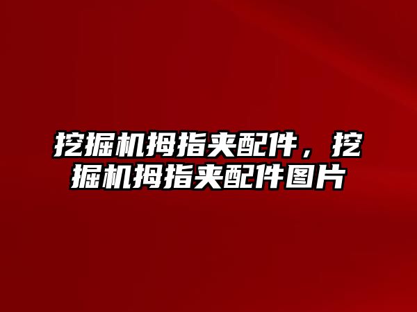 挖掘機拇指夾配件，挖掘機拇指夾配件圖片