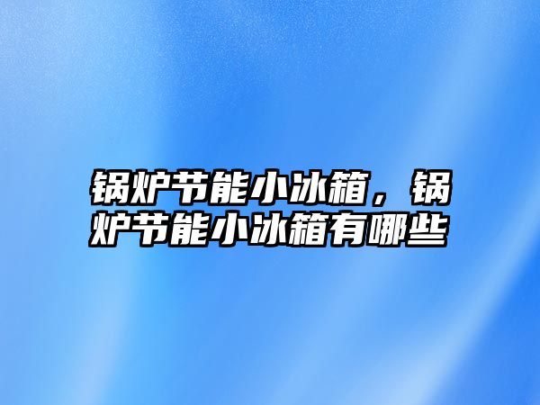 鍋爐節(jié)能小冰箱，鍋爐節(jié)能小冰箱有哪些