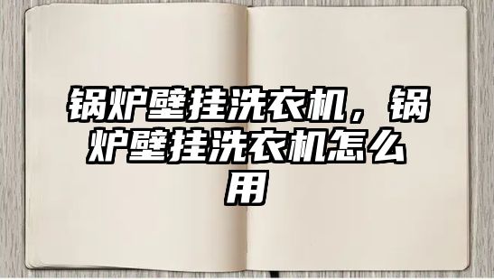 鍋爐壁掛洗衣機，鍋爐壁掛洗衣機怎么用