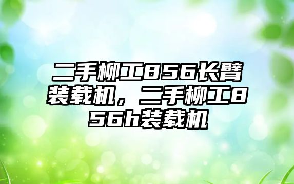 二手柳工856長臂裝載機(jī)，二手柳工856h裝載機(jī)