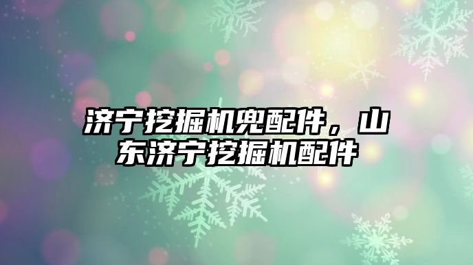 濟寧挖掘機兜配件，山東濟寧挖掘機配件