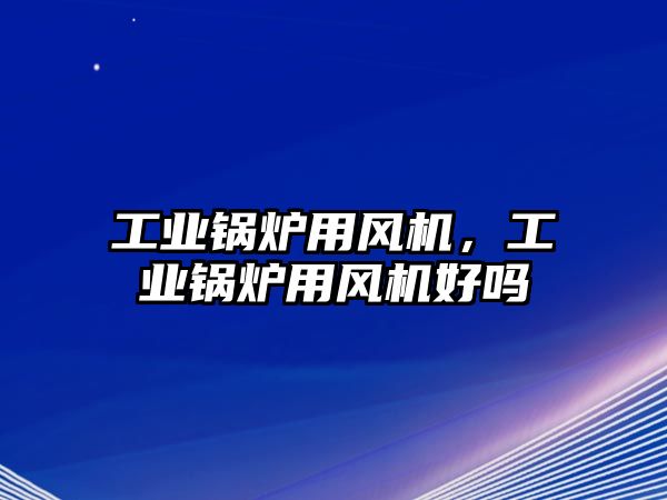 工業(yè)鍋爐用風(fēng)機(jī)，工業(yè)鍋爐用風(fēng)機(jī)好嗎