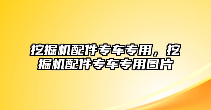 挖掘機(jī)配件專車專用，挖掘機(jī)配件專車專用圖片