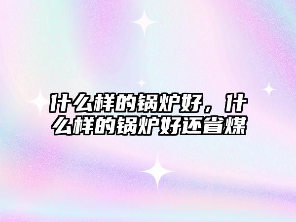 什么樣的鍋爐好，什么樣的鍋爐好還省煤