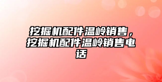 挖掘機配件溫嶺銷售，挖掘機配件溫嶺銷售電話