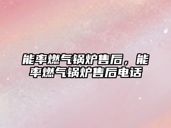 能率燃氣鍋爐售后，能率燃氣鍋爐售后電話